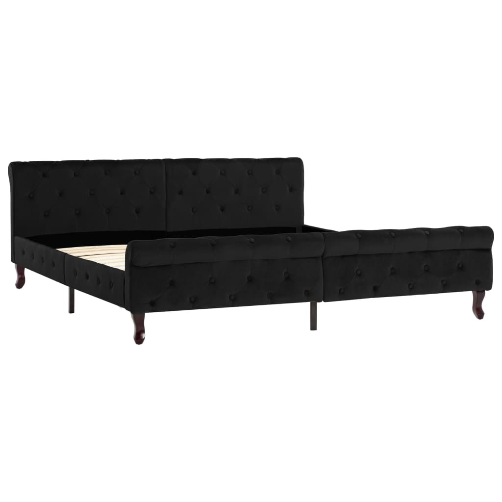 Bedframe fluweel 140x200 cm