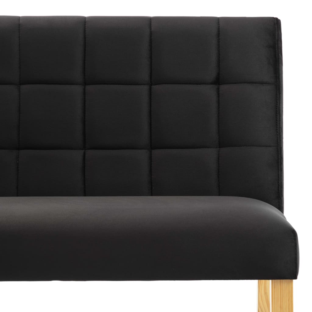 Banquette 140 cm velours couleur crème