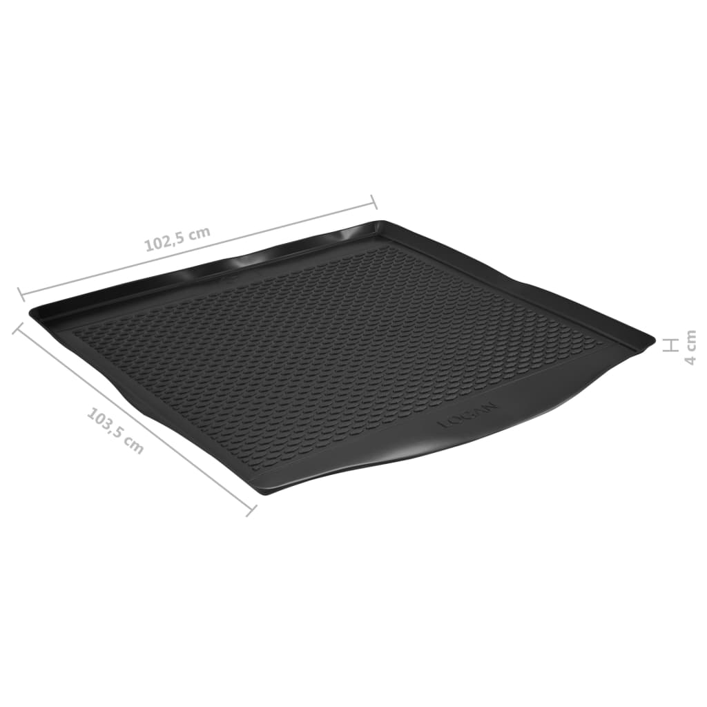 Kofferbakmat voor Seat Toledo (2012-) rubber