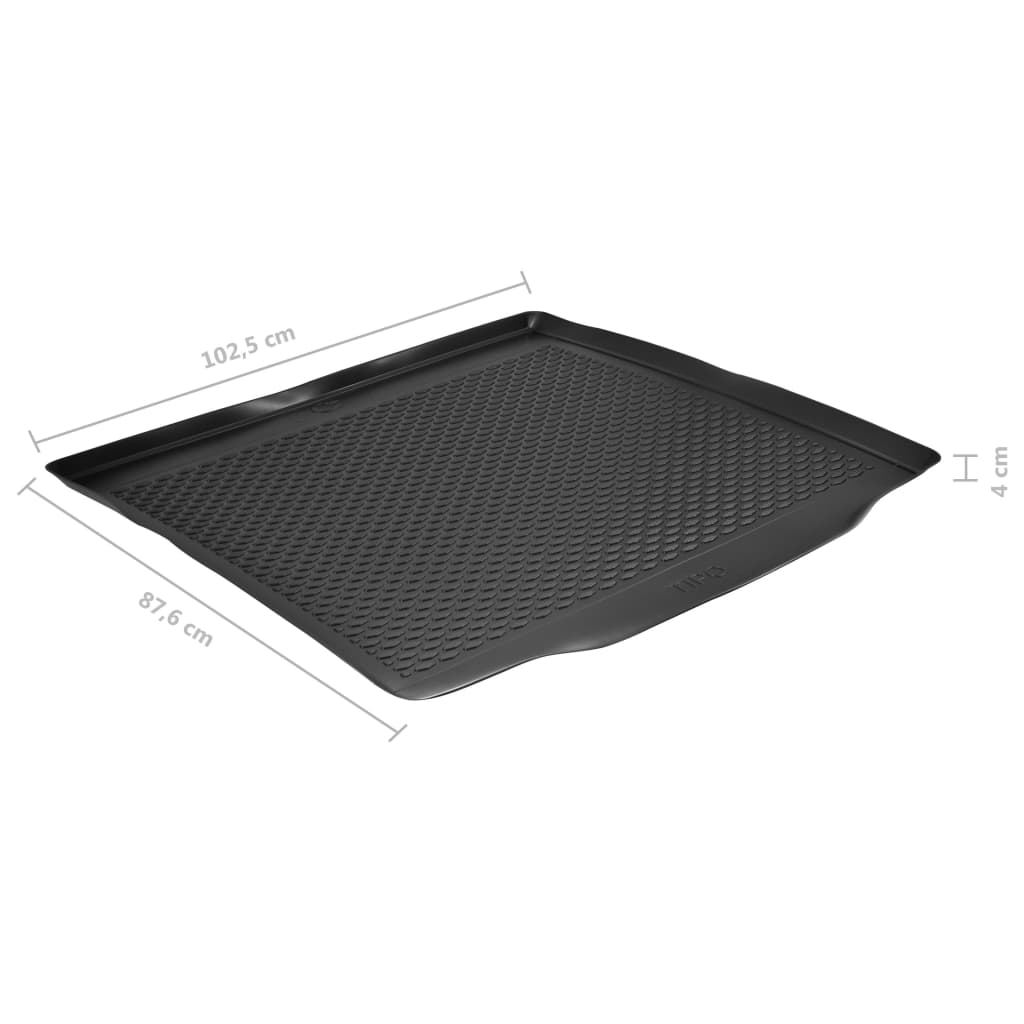 Kofferbakmat voor Seat Toledo (2012-) rubber