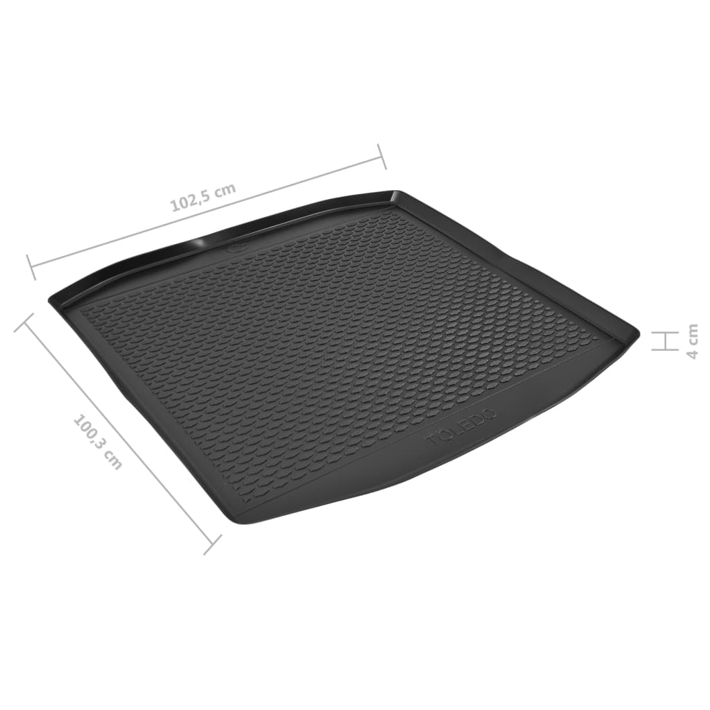 Kofferbakmat voor Seat Toledo (2012-) rubber