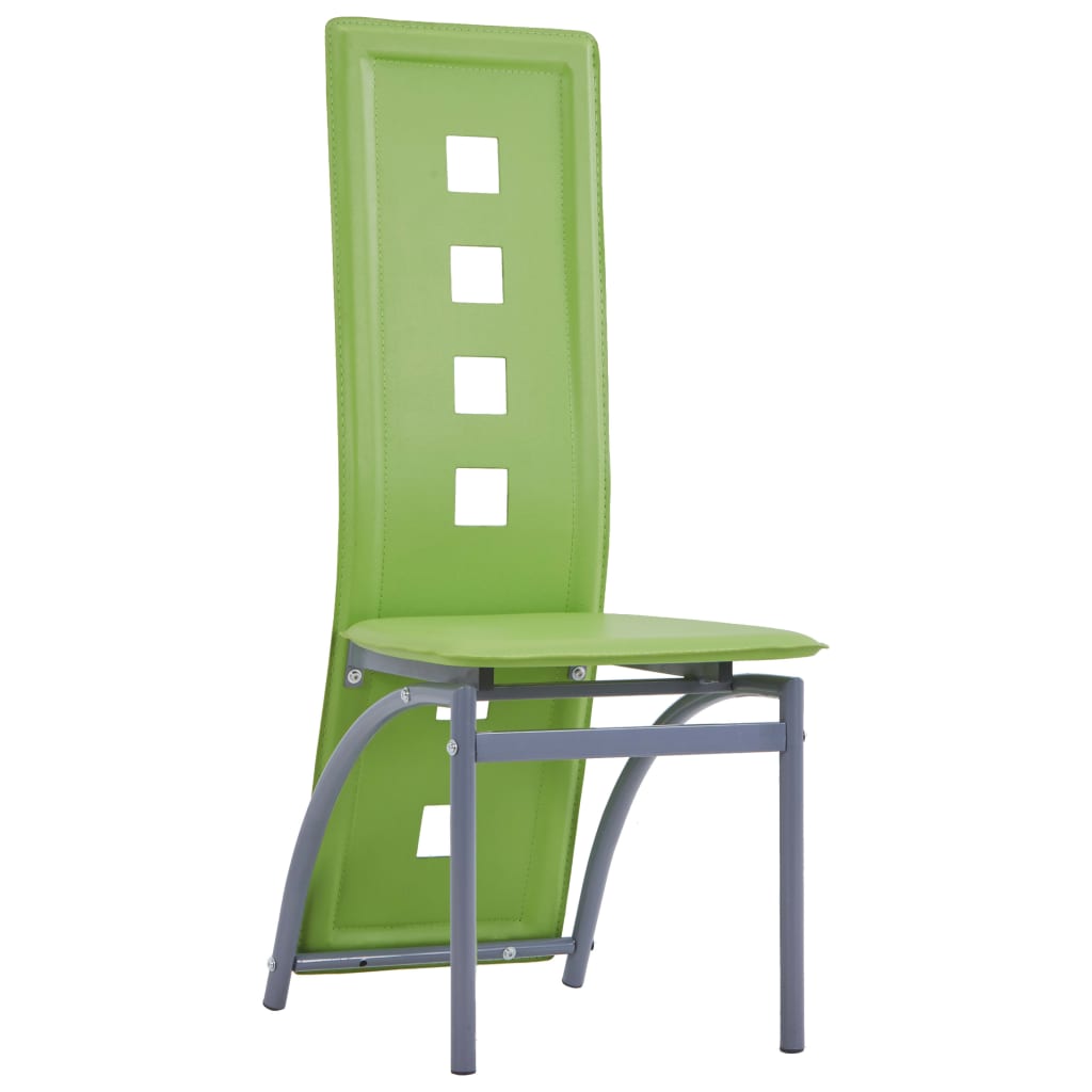 Chaises de salle à manger 6 pcs simili cuir