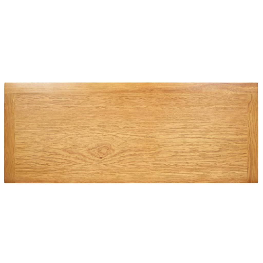 Tv-meubel 120x35x48 cm massief eikenhout