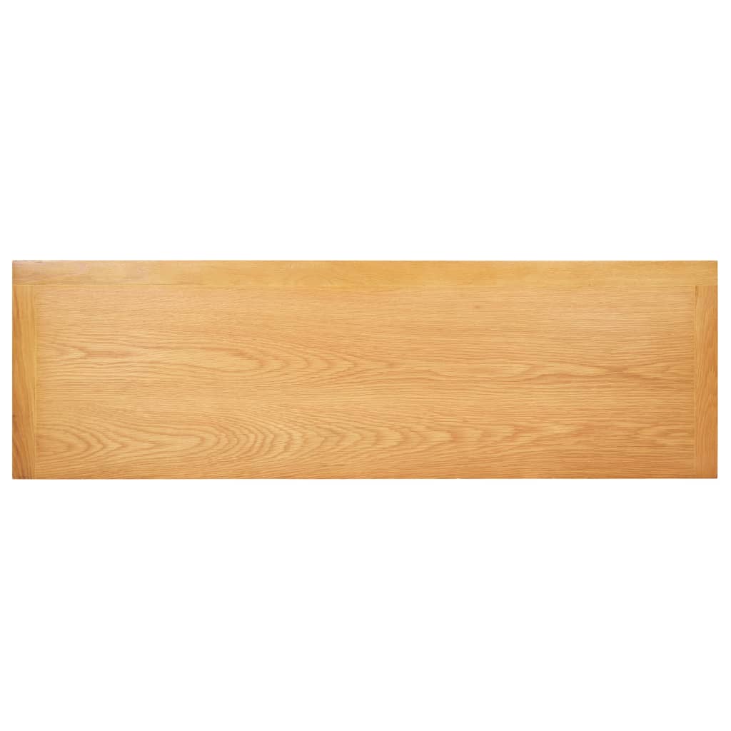 Tv-meubel 120x35x48 cm massief eikenhout