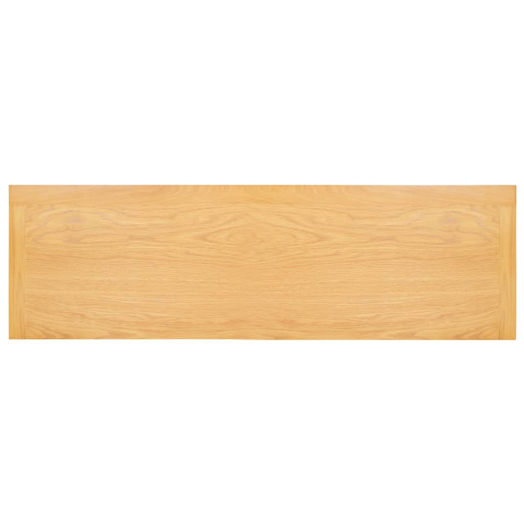 Wandtafel 83x30x73 cm massief eikenhout