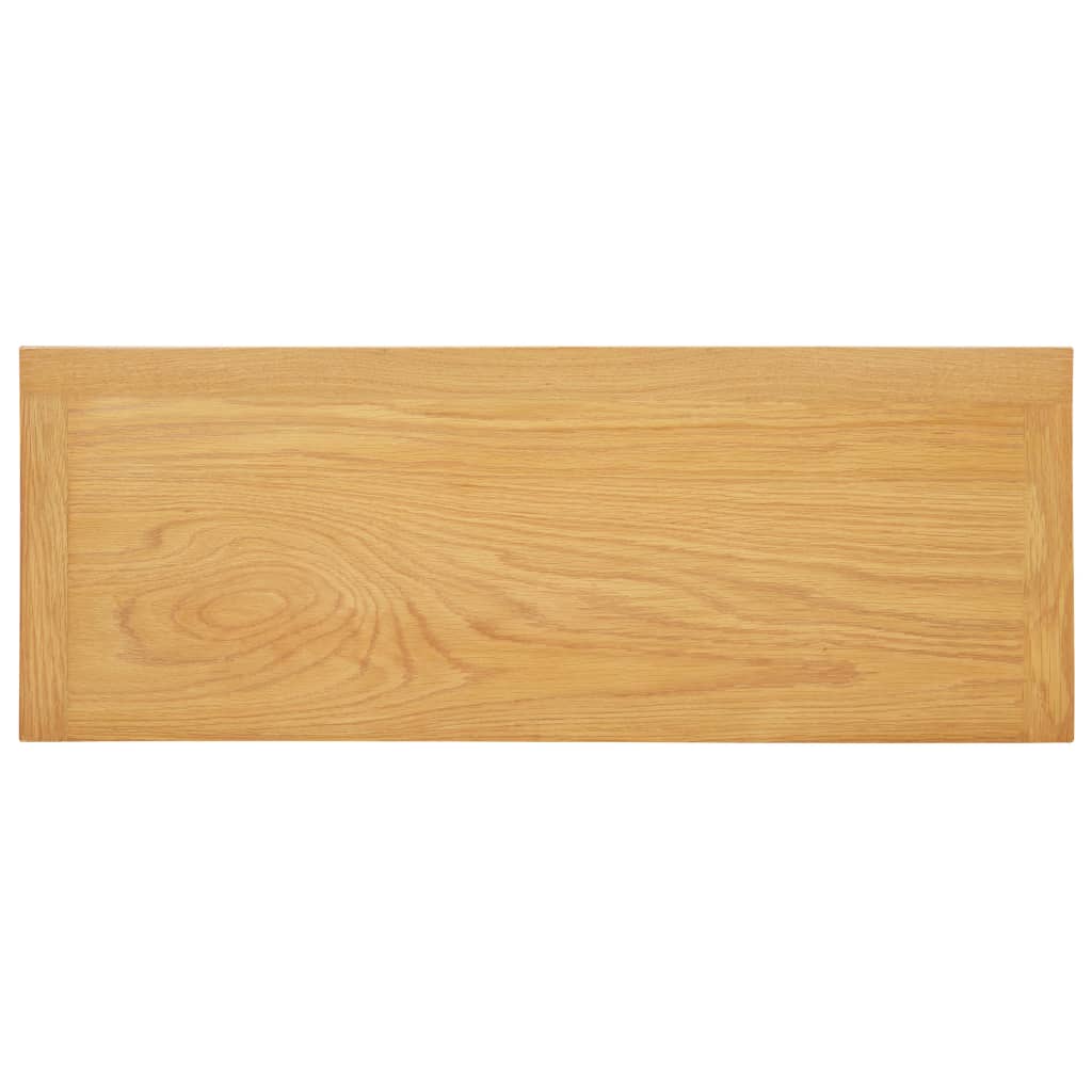 Wandtafel 83x30x73 cm massief eikenhout