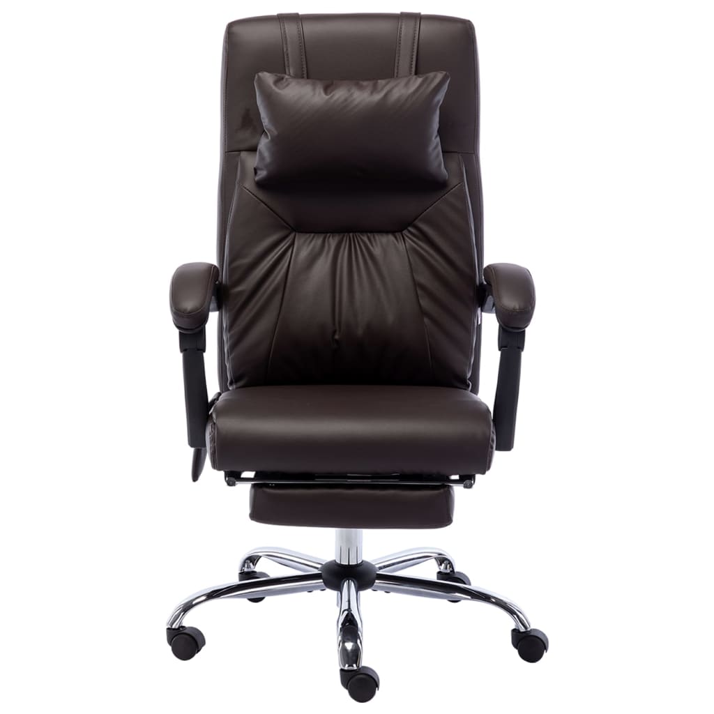 Fauteuil de bureau massant simili cuir