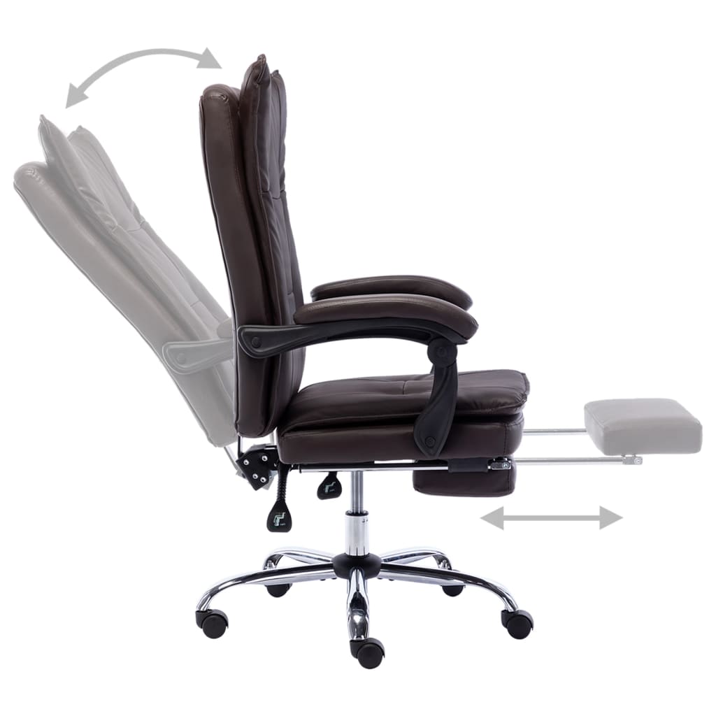 Chaise de bureau simili cuir