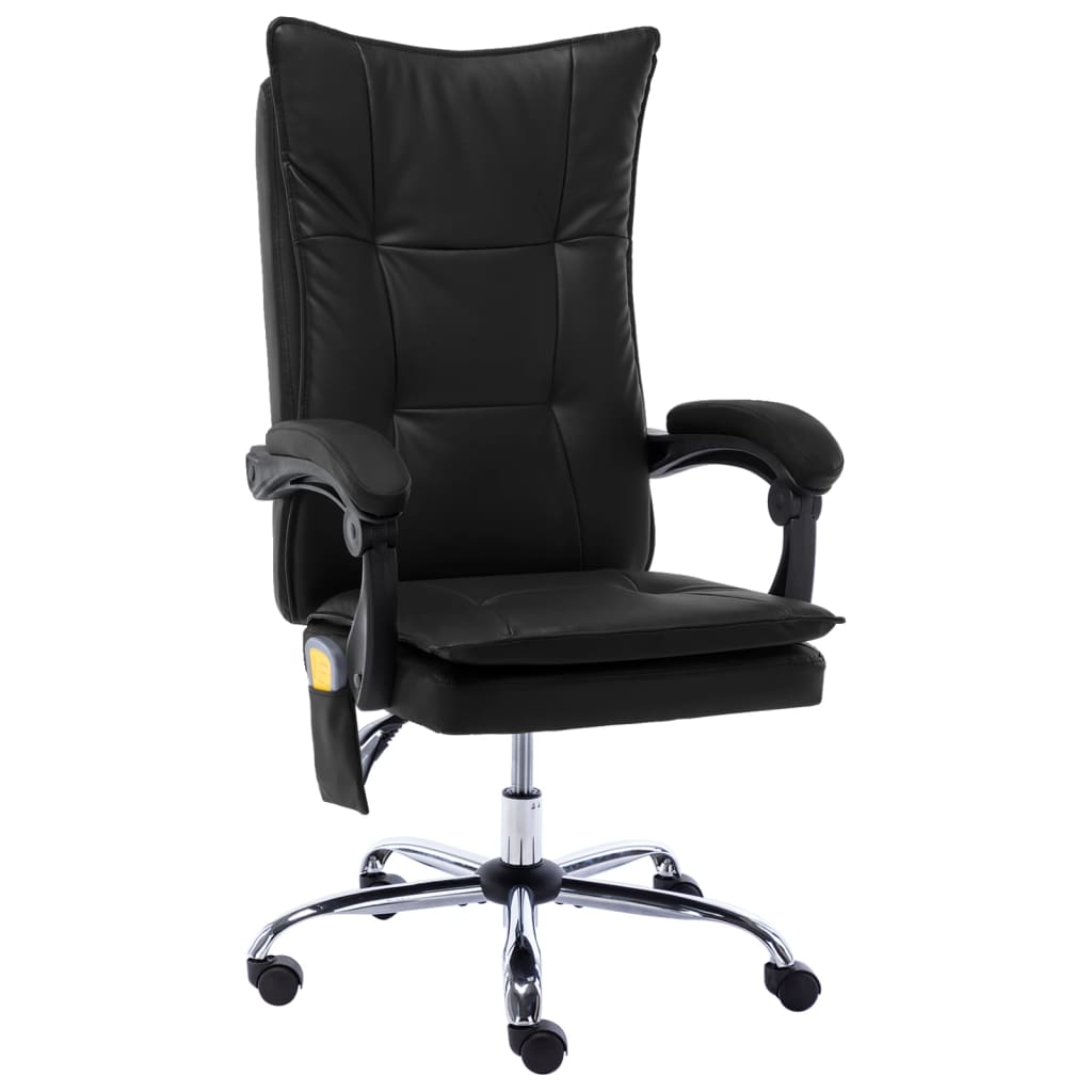 Fauteuil de bureau massant simili cuir