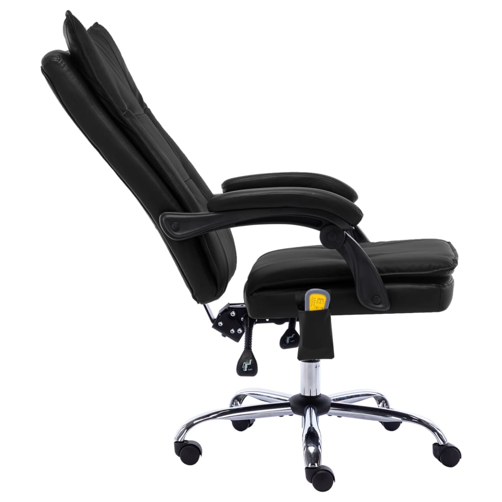 Fauteuil de bureau massant simili cuir