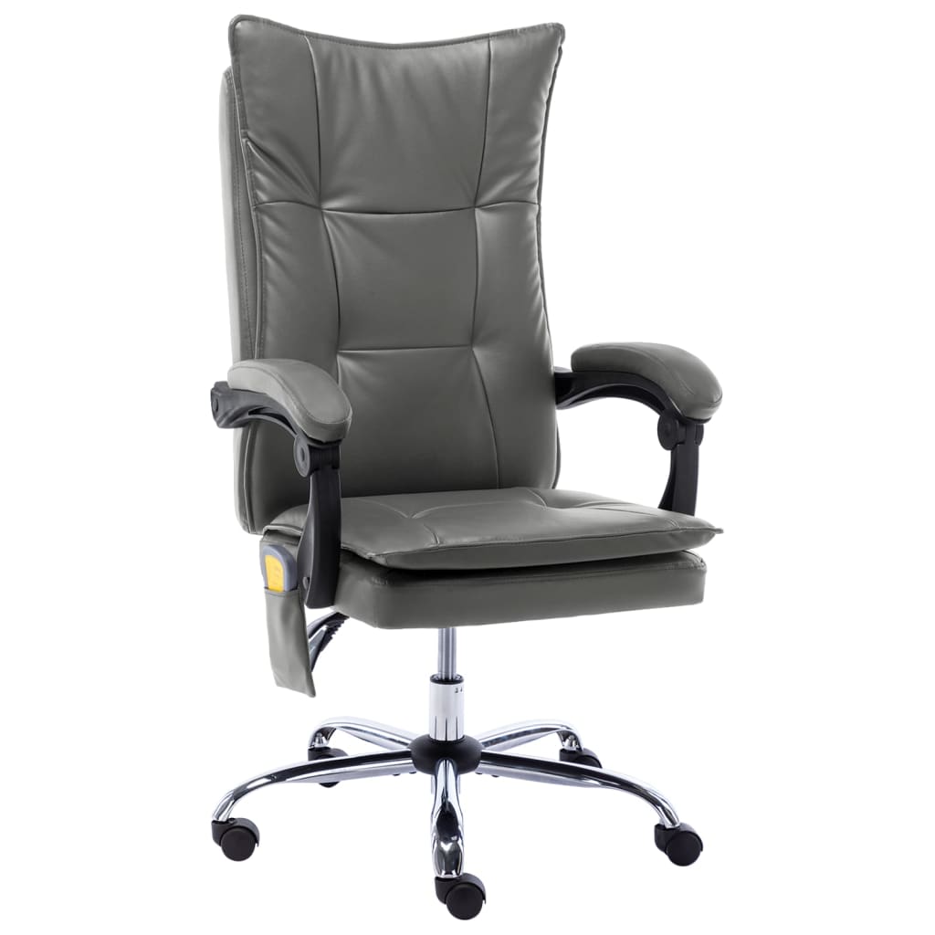 Fauteuil de bureau massant simili cuir