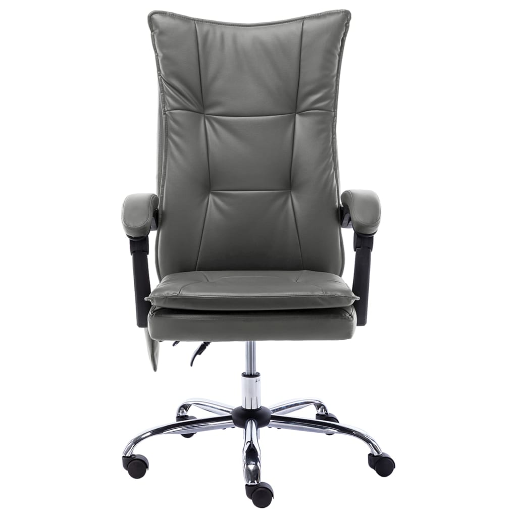 Fauteuil de bureau massant simili cuir