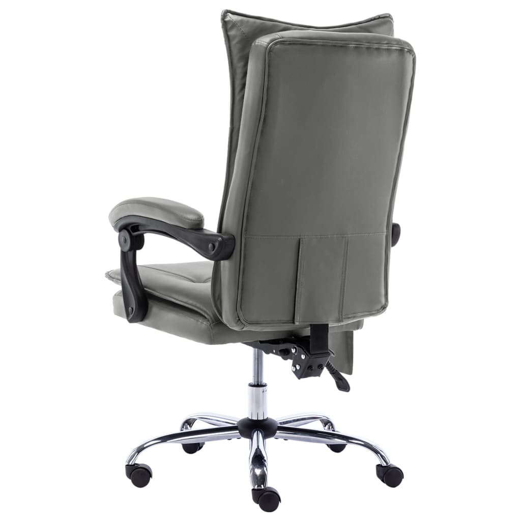 Fauteuil de bureau massant simili cuir