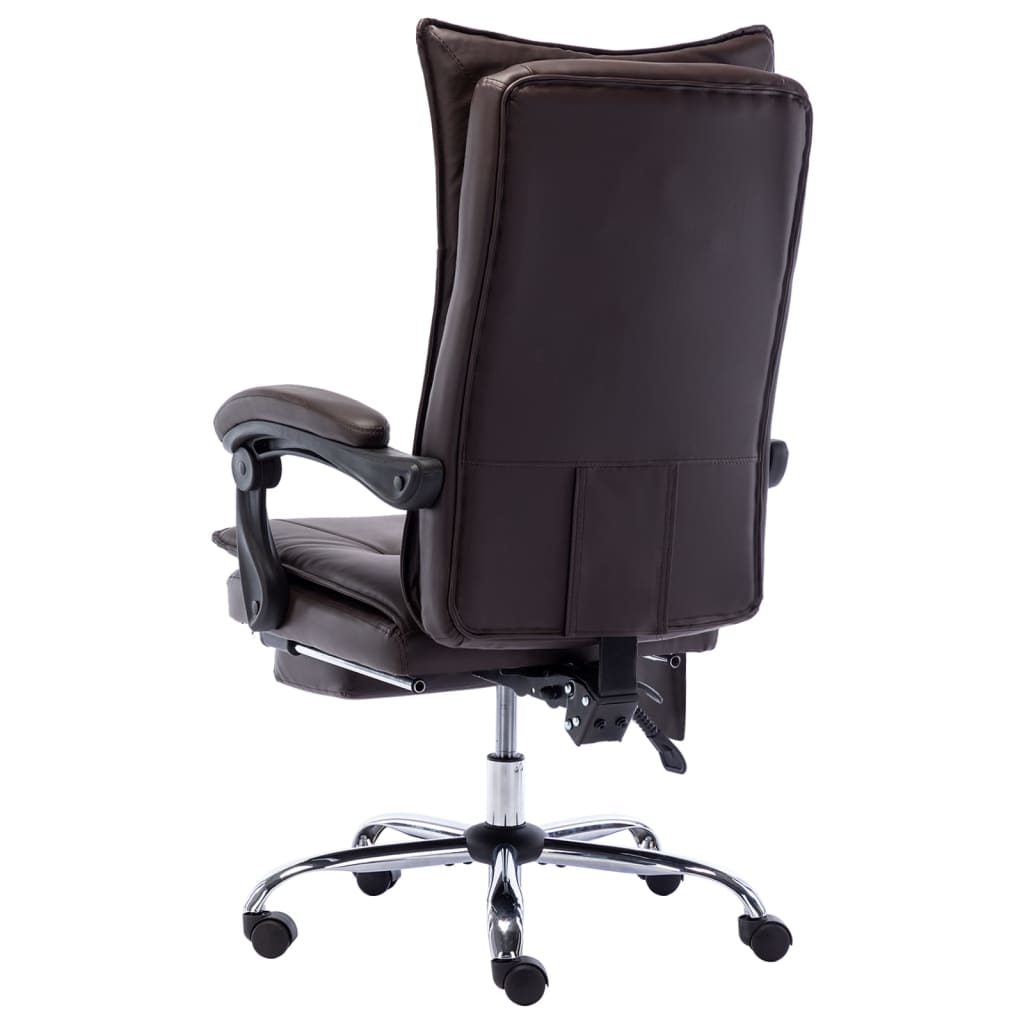 Fauteuil de bureau massant simili cuir