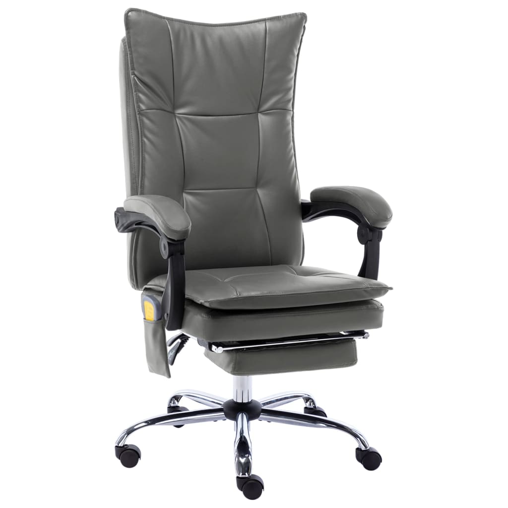 Fauteuil de bureau massant simili cuir