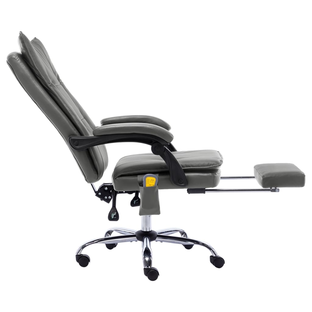 Fauteuil de bureau massant simili cuir