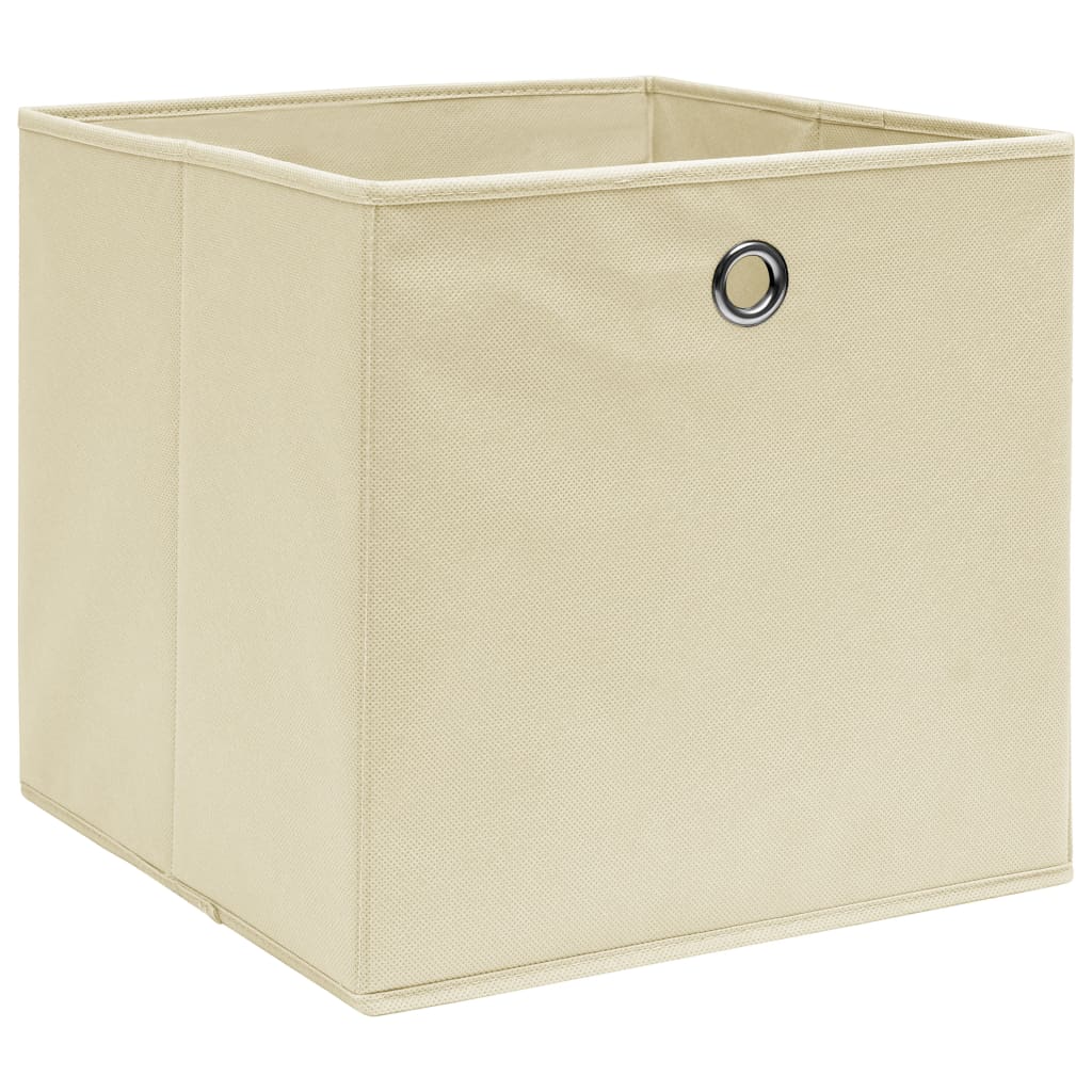 Boîtes de rangement 4 pcs 32x32x32 cm tissu