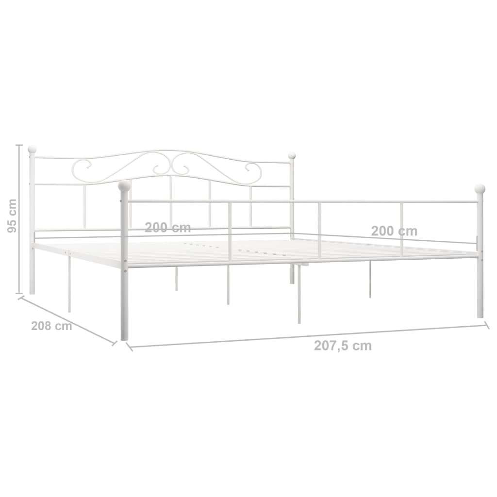 Bedframe metaal 90x200 cm