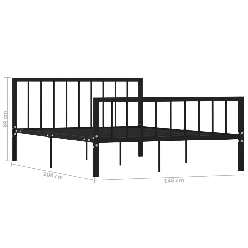 Bedframe metaal 120x200 cm