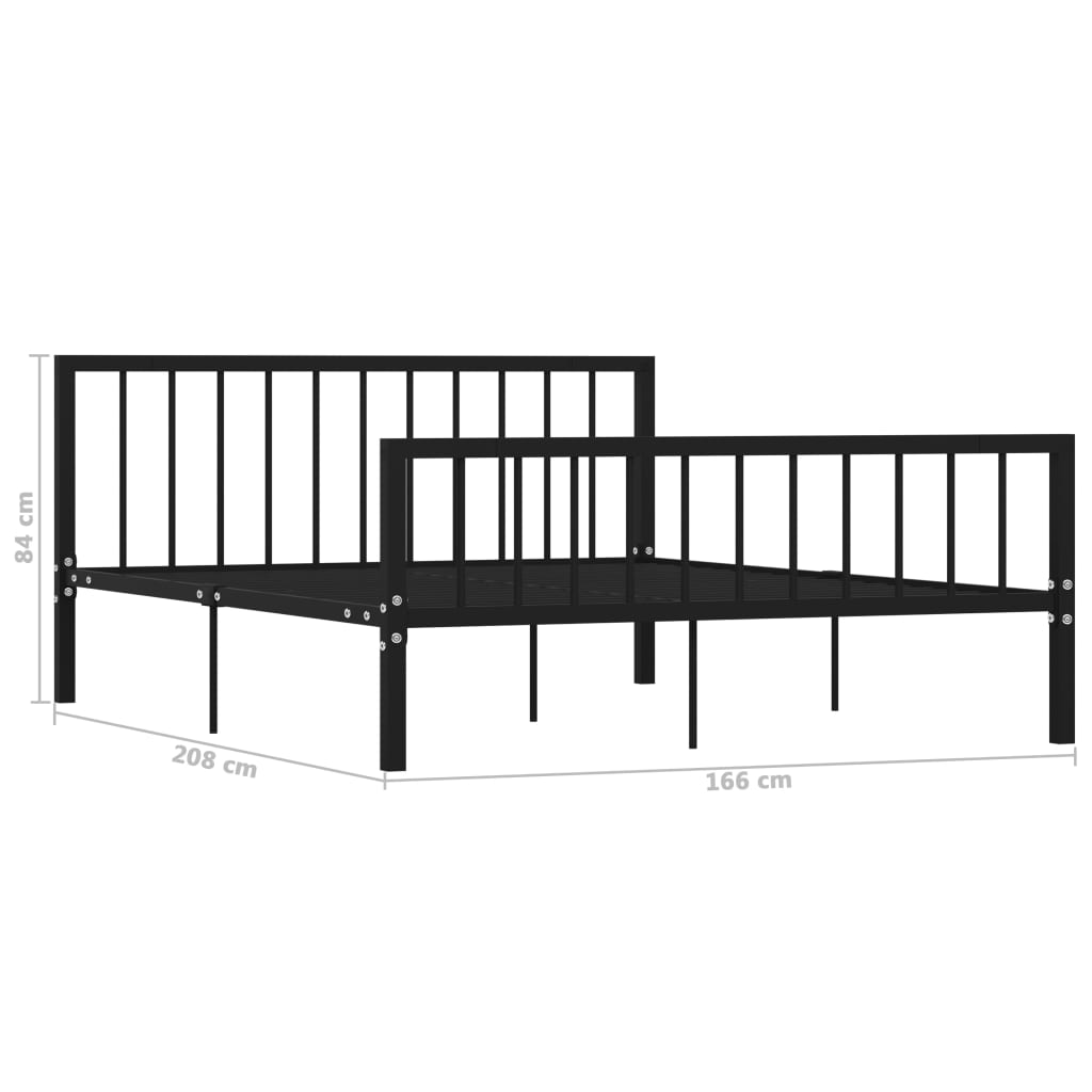 Bedframe metaal 120x200 cm