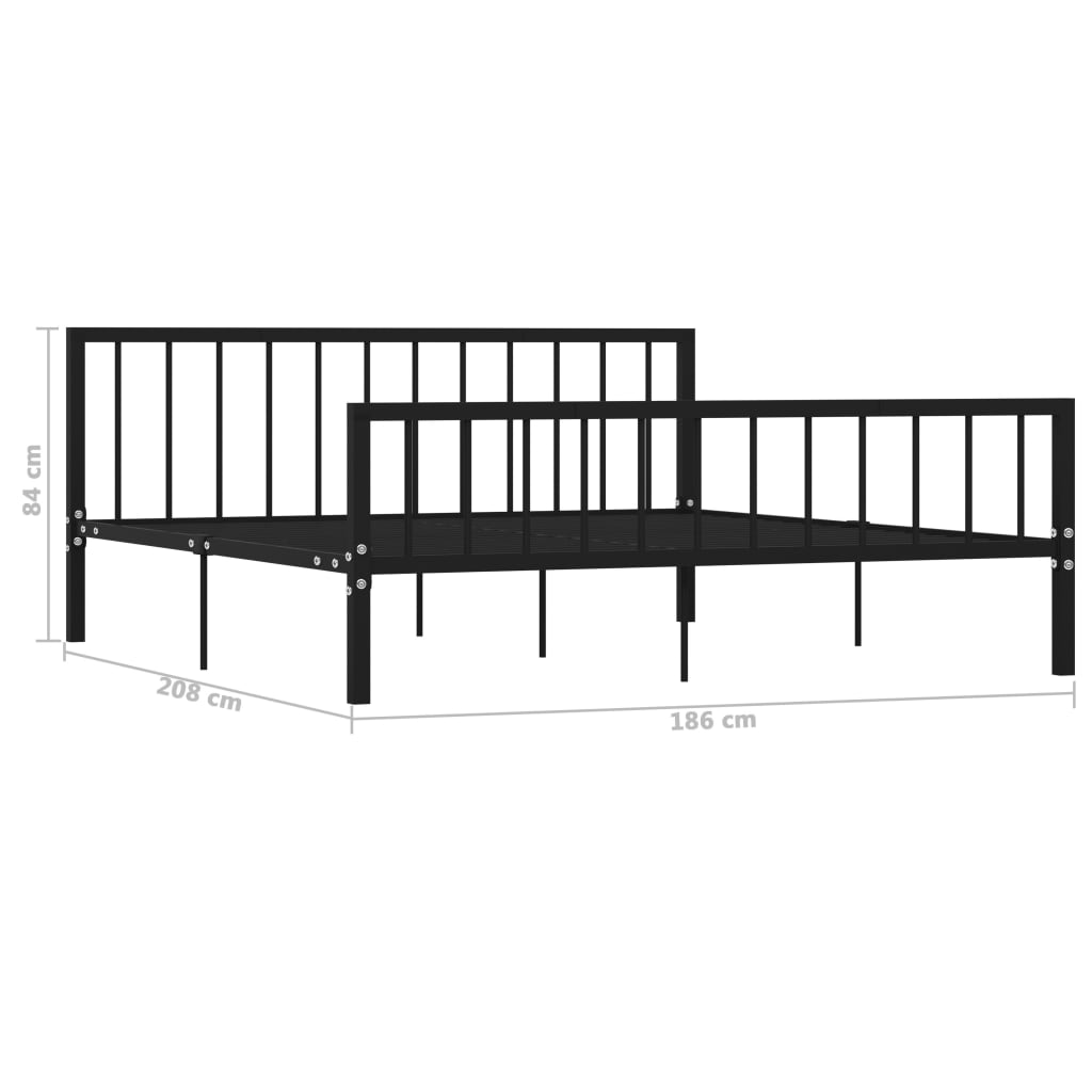 Bedframe metaal 120x200 cm