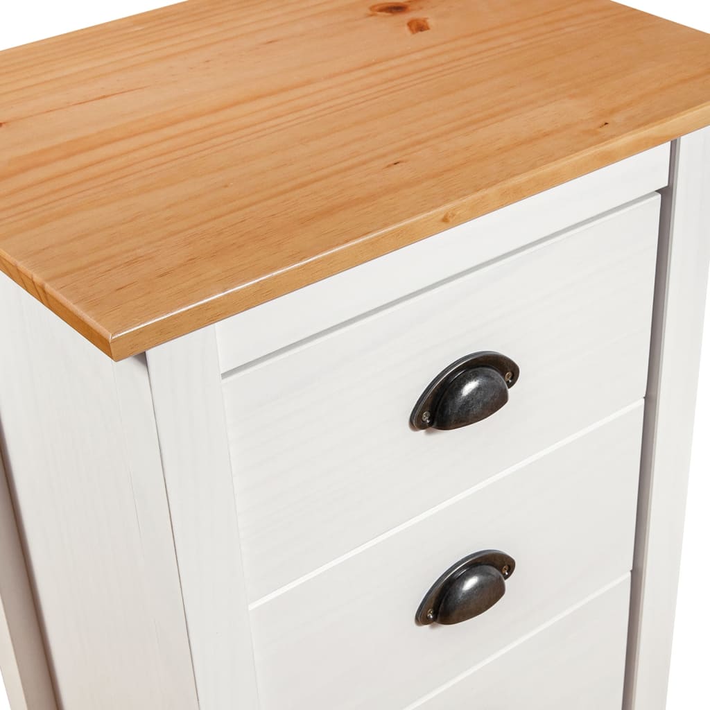 Buffet Hill 46x35x80 cm en bois de pin massif