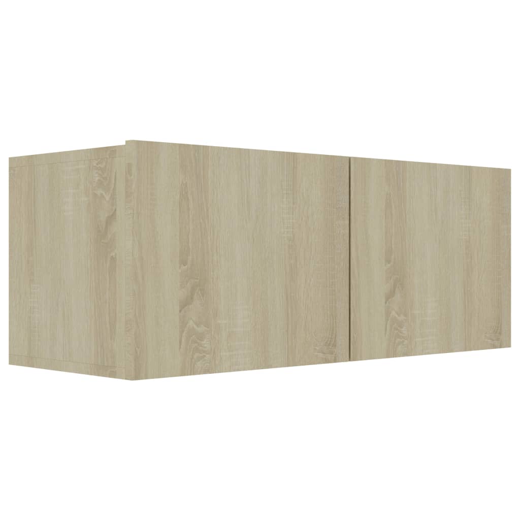 Tv-meubel 100x30x30 cm bewerkt hout