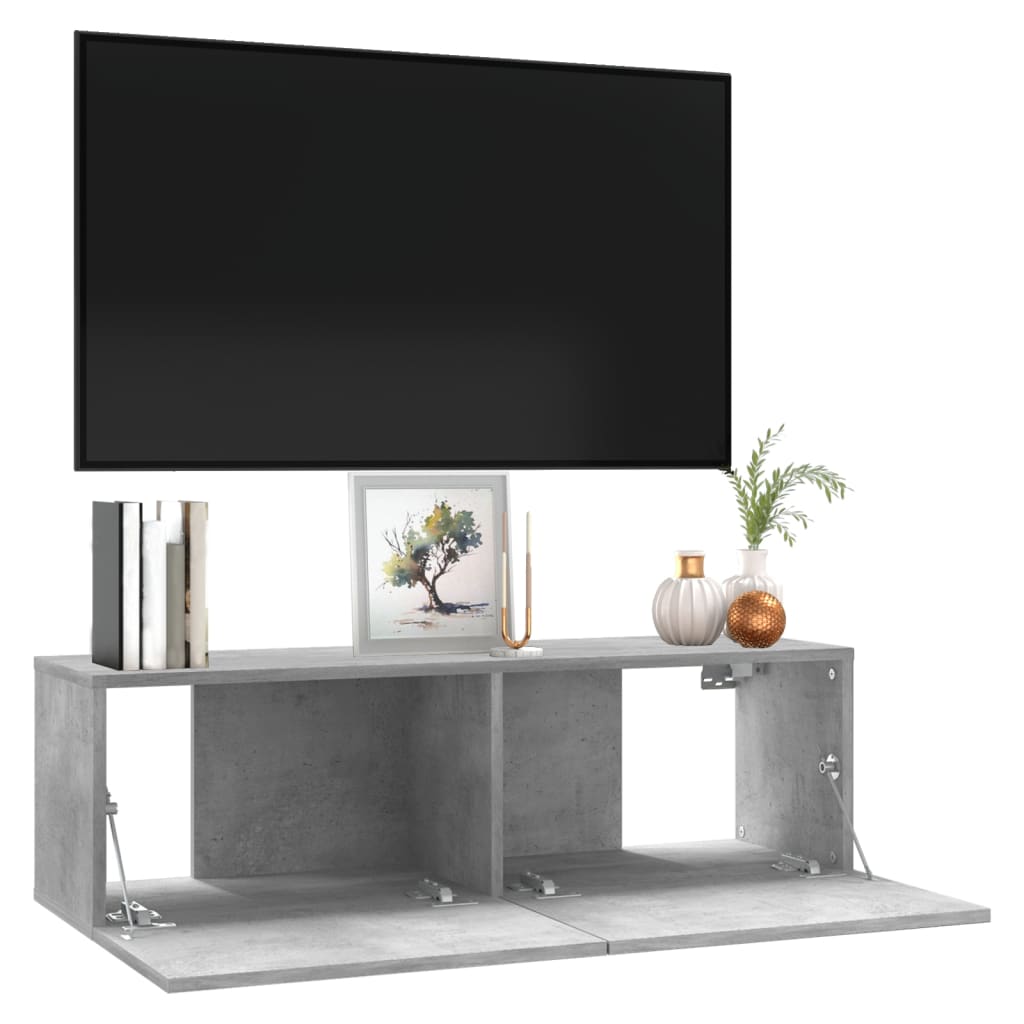 Tv-meubel 100x30x30 cm bewerkt hout