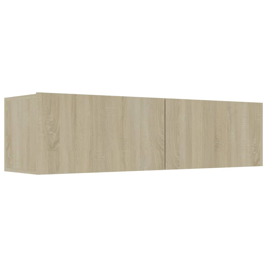 Tv-meubel 100x30x30 cm bewerkt hout