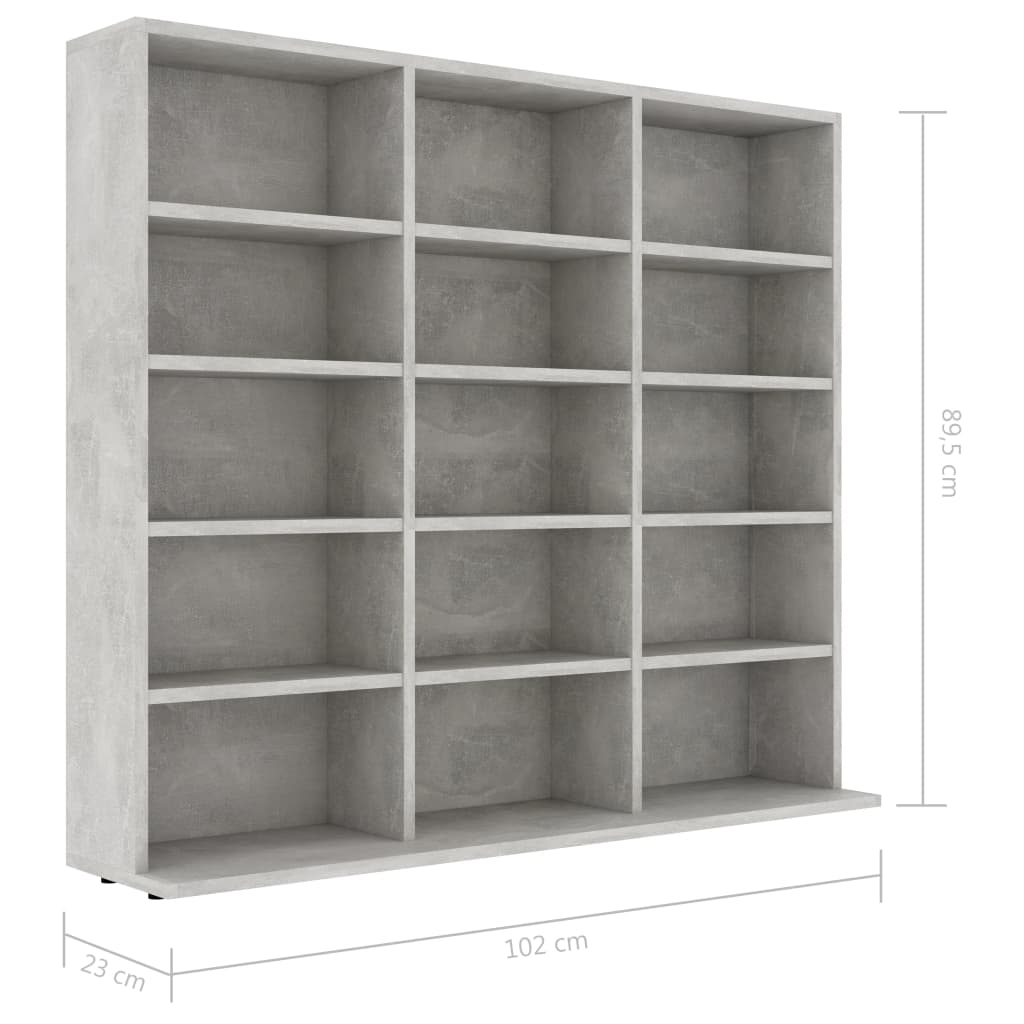 Cd-kast 102x16x177,5 cm bewerkt hout