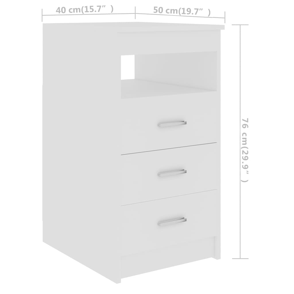 Commode 40x50x76 cm en bois travaillé