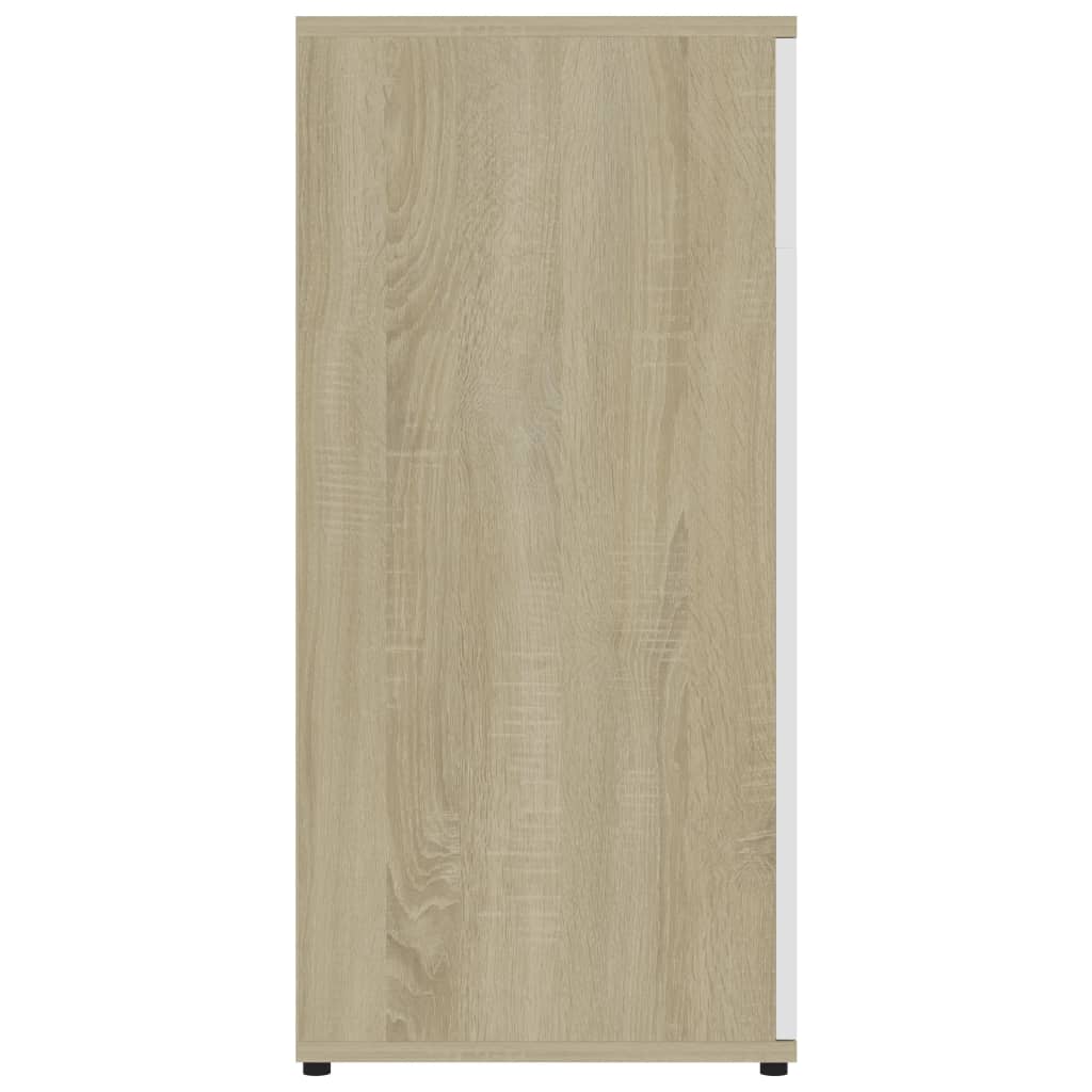 Dressoir 80x36x75 cm bewerkt hout