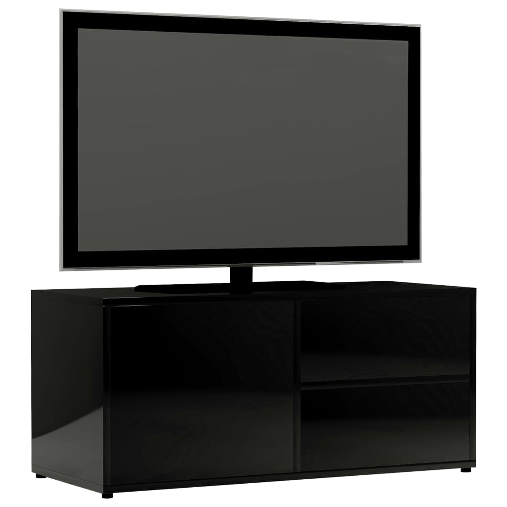 Tv-meubel 80x34x36 cm bewerkt hout