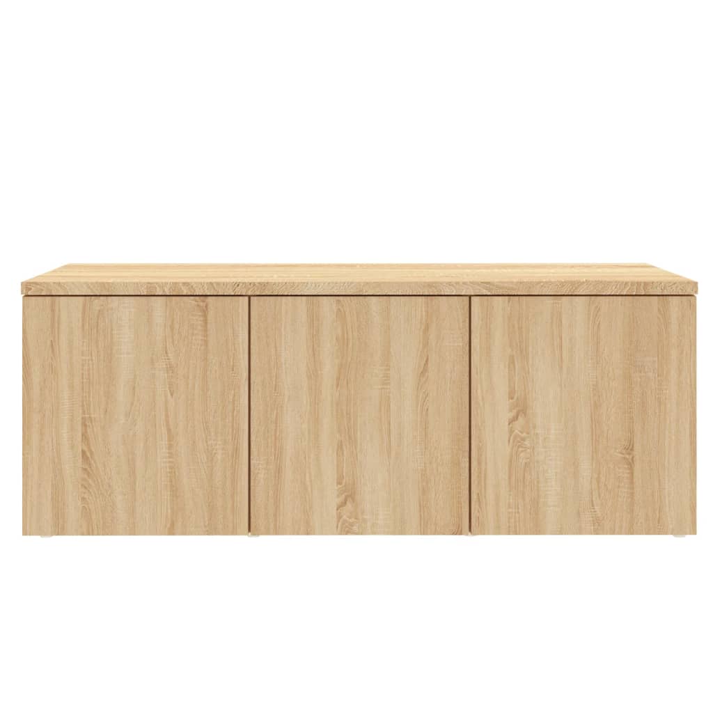 Meuble TV 80x34x30 cm en bois travaillé