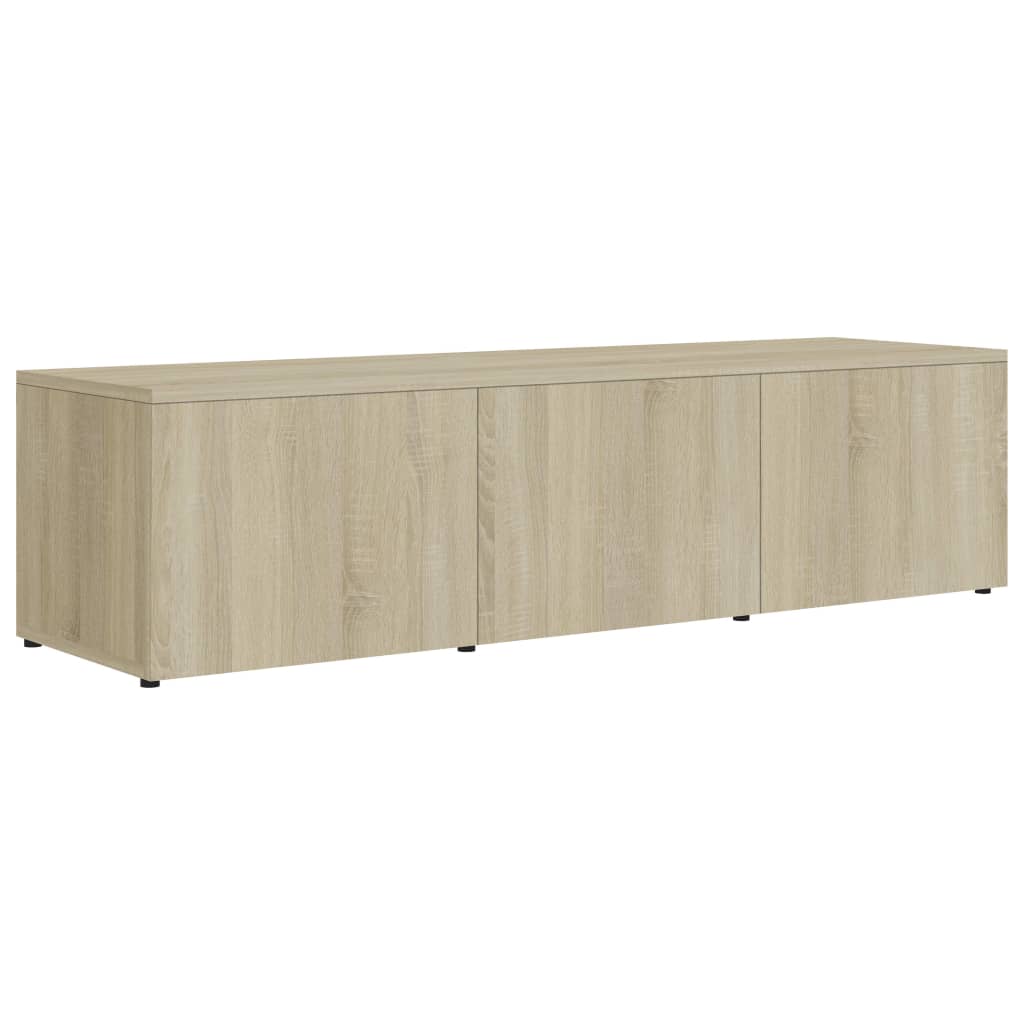 Tv-meubel 120x34x30 cm bewerkt hout eikenkleurig