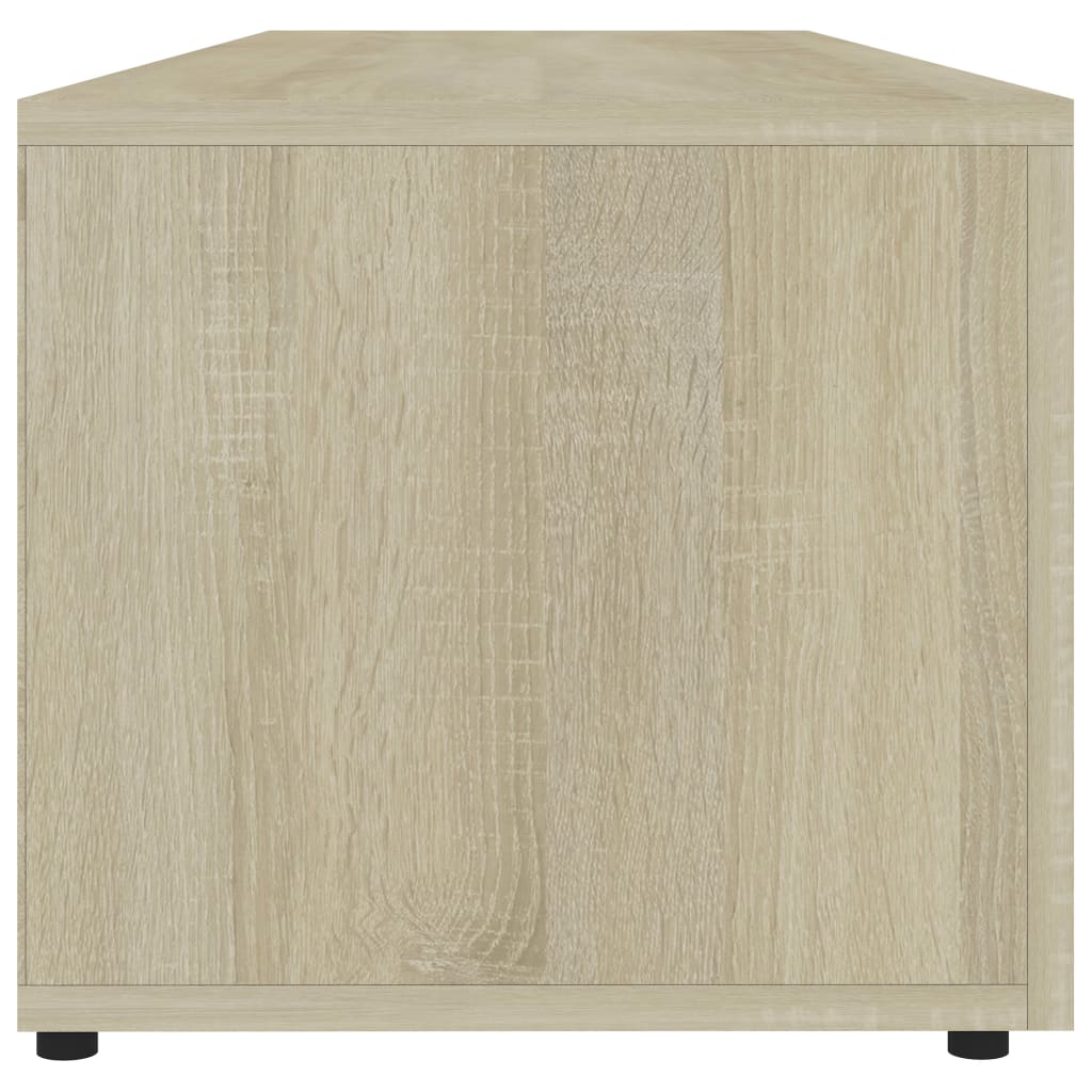 Tv-meubel 120x34x30 cm bewerkt hout eikenkleurig