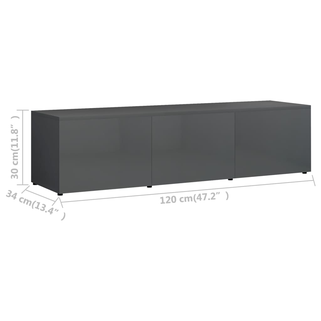 Tv-meubel 120x34x30 cm bewerkt hout eikenkleurig