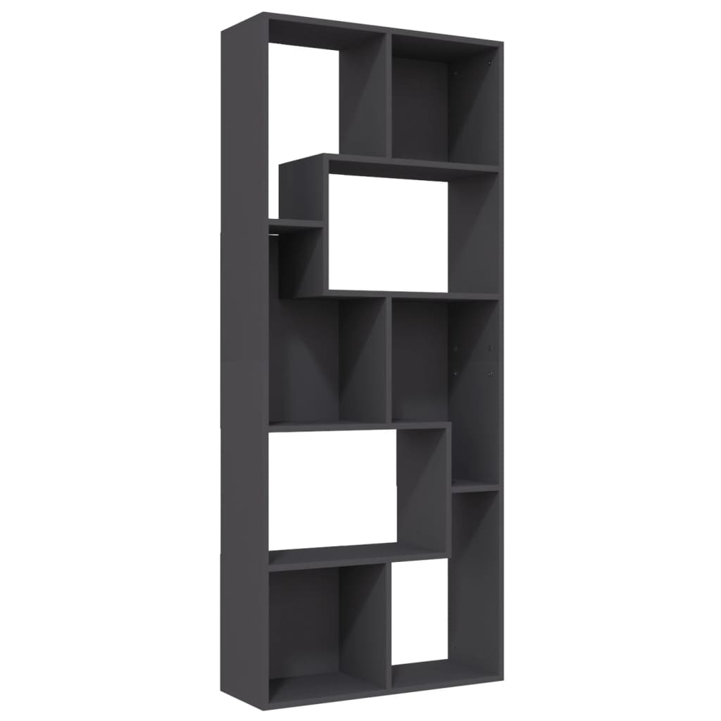 Boekenkast 67x24x161 cm bewerkt hout