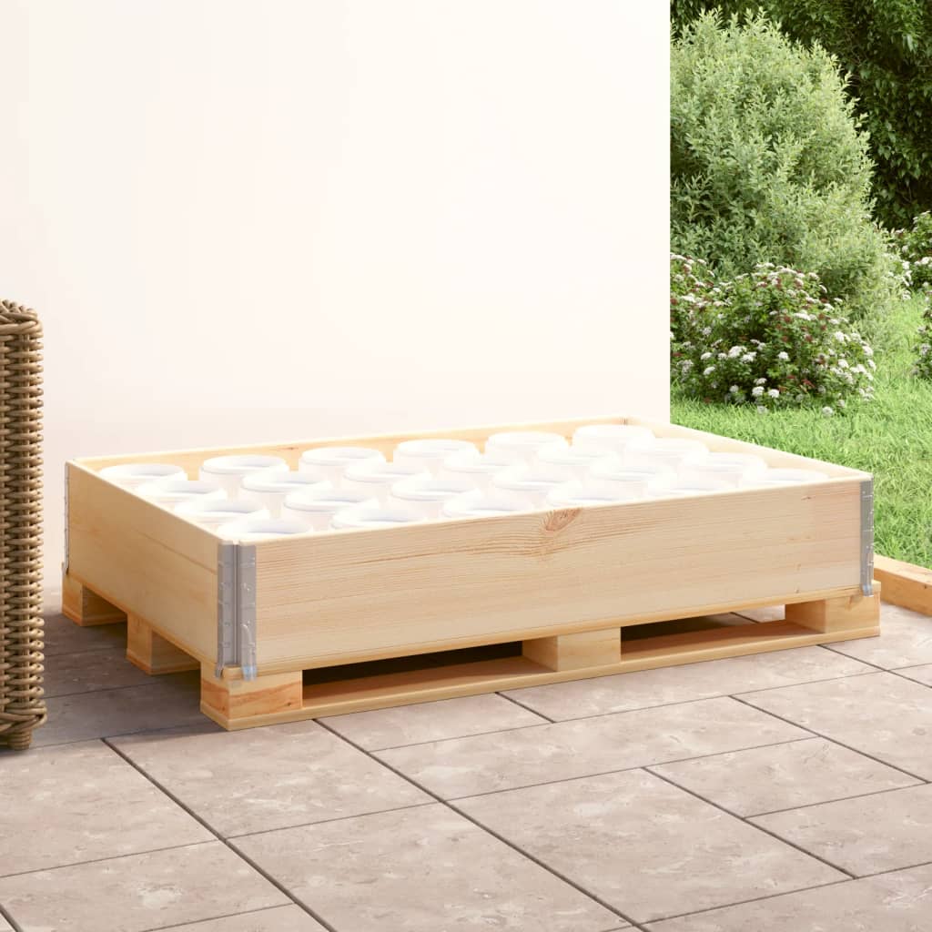 Palletopzetrand 60x80 cm massief grenenhout