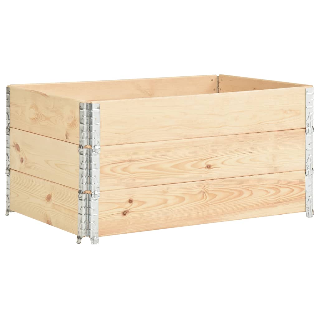 Palletopzetrand 60x80 cm massief grenenhout