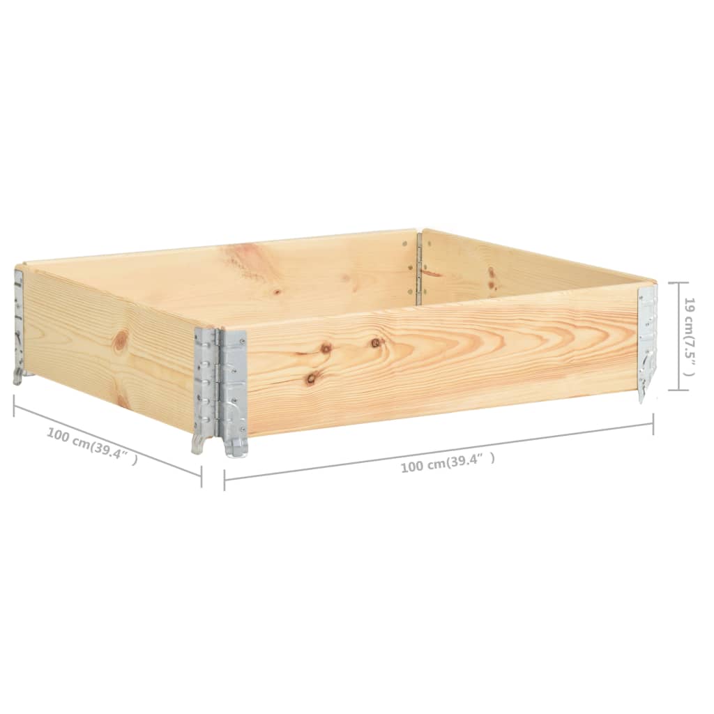 Palletopzetrand 60x80 cm massief grenenhout