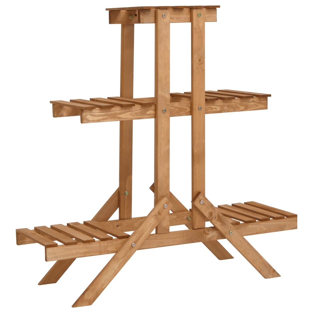 Support pour plantes 83x25x83 cm en bois d'épicéa