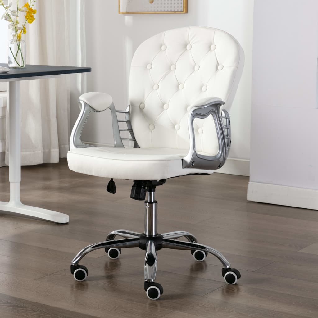 Chaise de bureau pivotante simili cuir