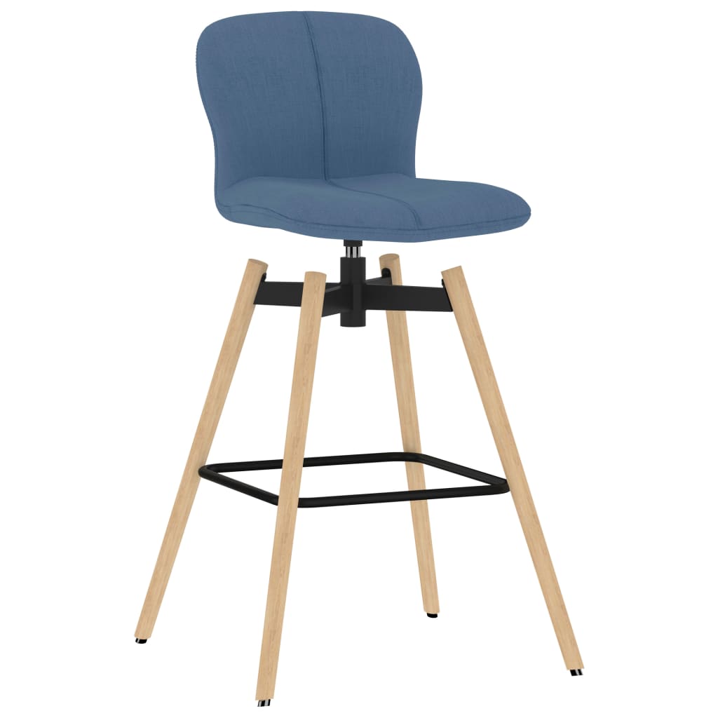 Eetkamerstoelen 2 st draaibaar stof