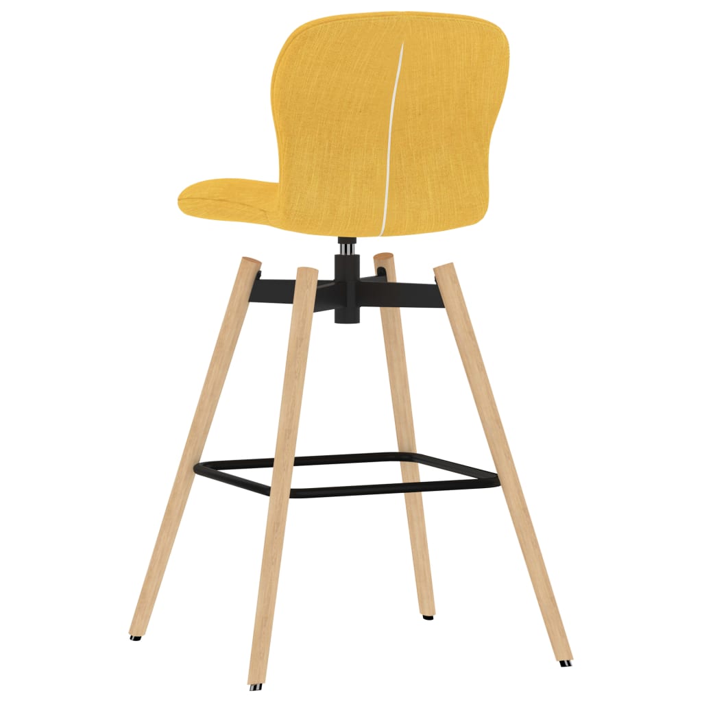 Eetkamerstoelen 2 st draaibaar stof