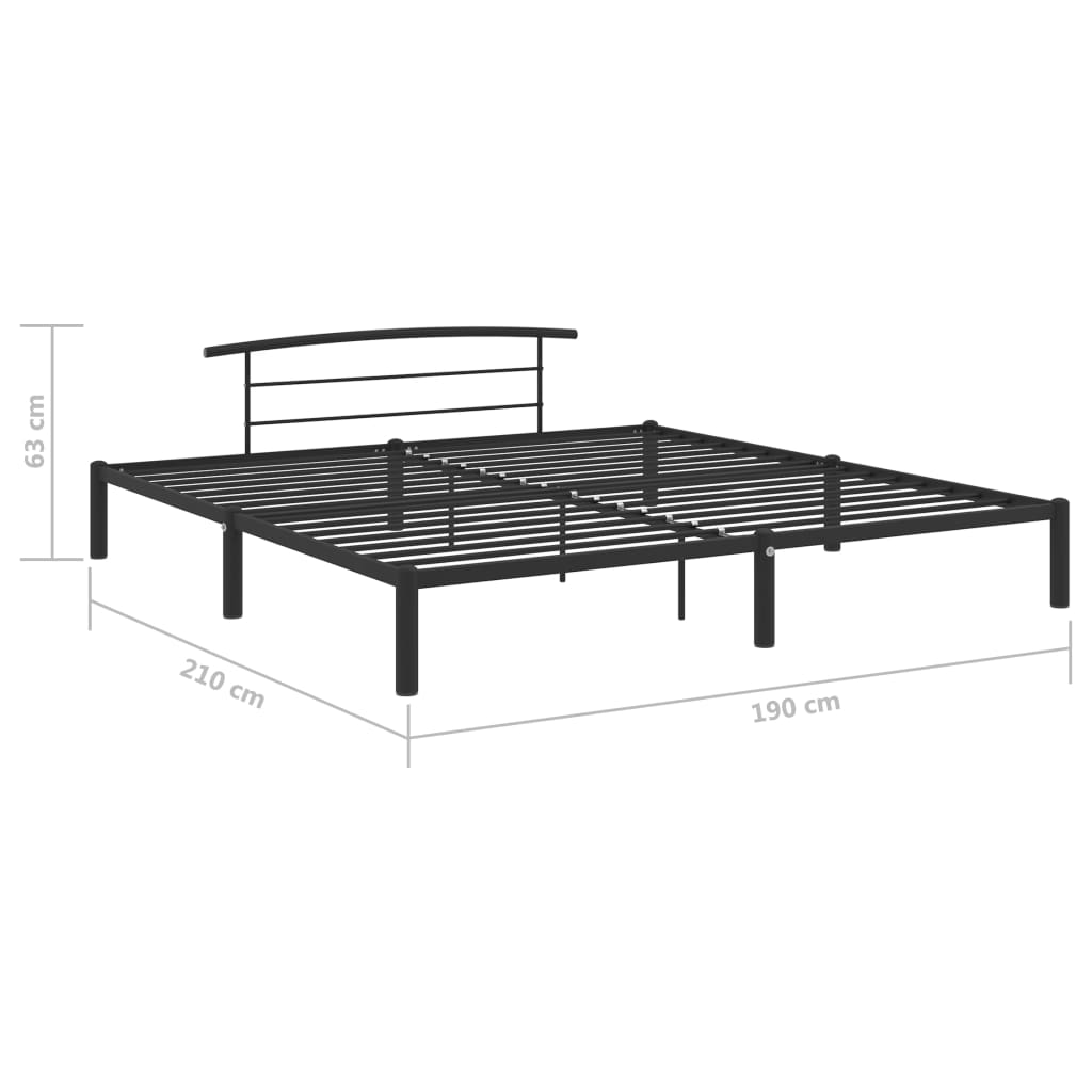 Bedframe metaal 200x200 cm