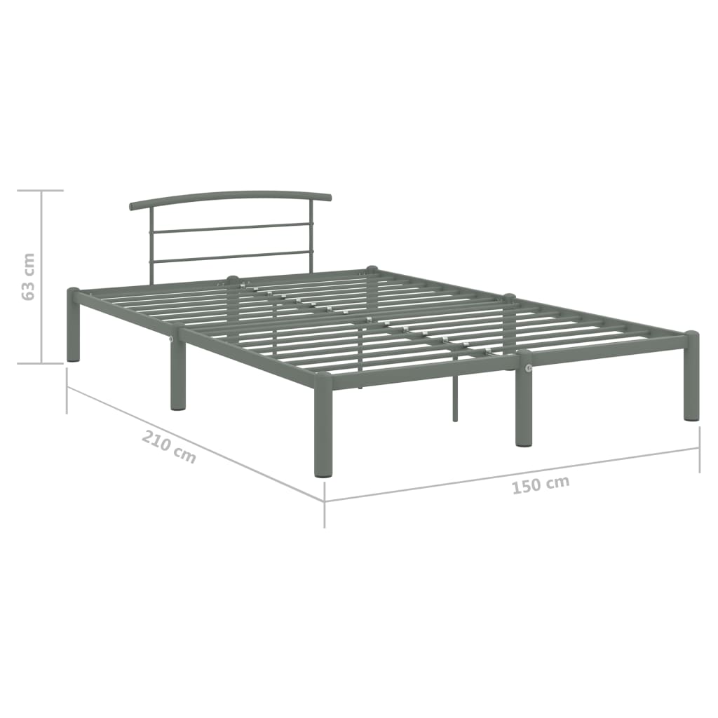 Bedframe metaal 200x200 cm