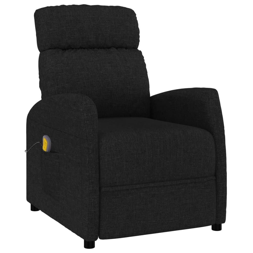 Fauteuil de massage tissu noir