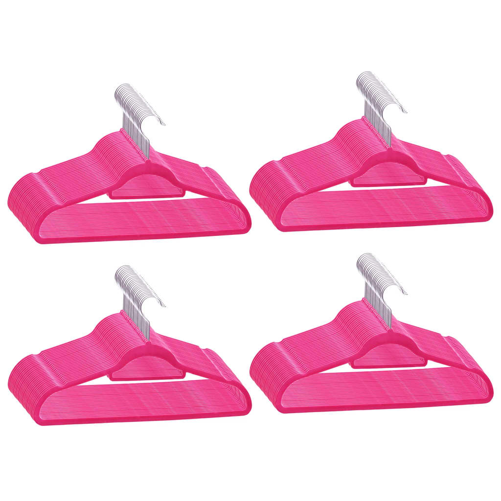 50-delige Kledinghangerset anti-slip fluweel