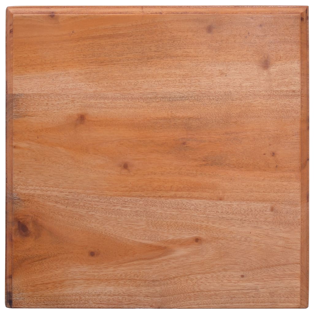 Table de chevet en bois d'acajou massif marron classique